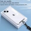 Silver T-shape Metal Mobile Phone Lanyard Fixing Gasket - 5