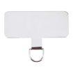 Silver Rectangle Metal Phone Lanyard Gasket - Mobile Fixing - 1