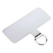 Silver Rectangle Metal Phone Lanyard Gasket - Mobile Fixing - 2