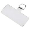 Silver Rectangle Metal Phone Lanyard Gasket - Mobile Fixing - 3