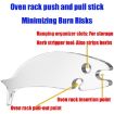 Acrylic Fish Shaped Oven Push Pull Rack - Black - 2