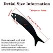 Acrylic Fish Shaped Oven Push Pull Rack - Black - 4