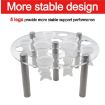 Transparent Round Chess Mold Stand - No Silicone Mold - 2