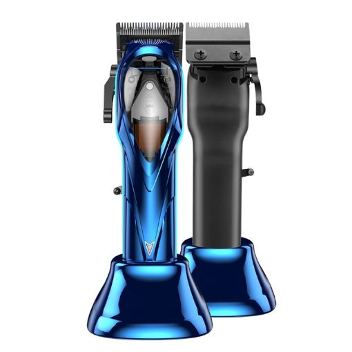 Rechargeable Magnetic Suspension Electric Hair Clipper (Blue) - 1