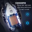 Rechargeable Magnetic Suspension Electric Hair Clipper (Blue) - 4
