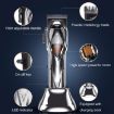 Rechargeable Magnetic Suspension Electric Hair Clipper Silver - 3