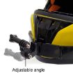 TUYU Motorcycle Helmet Chin Camera Mount Bracket - With 4 Stickers - 6