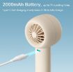 JisuLife FA42 Handheld Portable Turbo Fan - Brown 2000mAh - 2