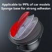 Yesido C268 Car Dashboard Phone Holder - 360 Degree Rotating Base (Black) - 4