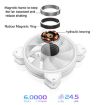 COOLMOON 12cm Infinity Lens Computer Cooling Fan PWM ARGB Chassis Cooling Fan - 4
