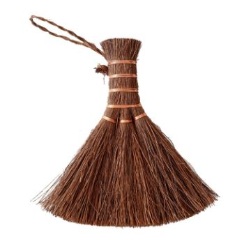 Palm Fiber Tea Ceremony Brush 14cm Right Angle - 1