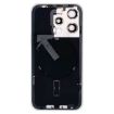 iPhone 15 Pro Glass Battery Back Cover with Flash Bracket + Wireless Charging Module (Blue) - 3