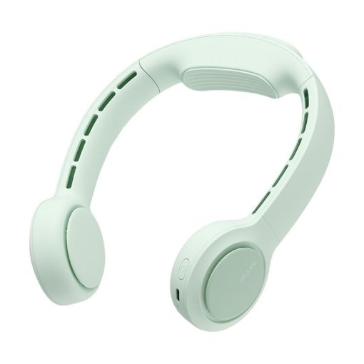 JisuLife FA31 USB Rechargeable Hanging Neck Mini Fan - Mint Green - 1