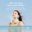 JisuLife FA31 USB Rechargeable Hanging Neck Mini Fan - Mint Green - 2