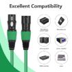 6 Color/Set XLR 3pin Male to Female Audio Cable, 1m Length - 6