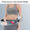 OUDU Outdoor Sports Waist Pack Cell Phone Bag - Black - 4