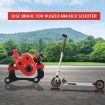 KUGOO M4 10" Electric Scooter Disc Brake - Red - 8