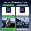 V5 15W Qi2 Car Wireless Charging Holder (Black) - 4