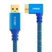 USB 3.0 A to Micro B 3.0 Cable, 1m Length (Blue) - 1