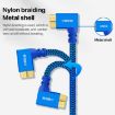 USB 3.0 A to Micro B 3.0 Cable, 1m Length (Blue) - 3