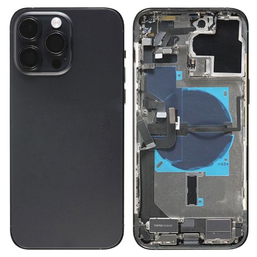 iPhone 14 Pro Max Battery Back Cover Assembly - China Version (Black) - 1