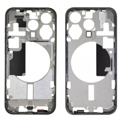 iPhone 15 Pro Middle Frame Bezel Plate + Side Keys + Card Tray - China Version - 1