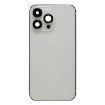iPhone 14 Pro Max Battery Back Cover with Side Keys & Card Tray - Silver - 2