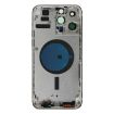 iPhone 14 Pro Max Battery Back Cover with Side Keys & Card Tray - Silver - 3