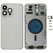 iPhone 14 Pro Max Battery Back Cover with Side Keys & Card Tray - China Version (Silver) - 1