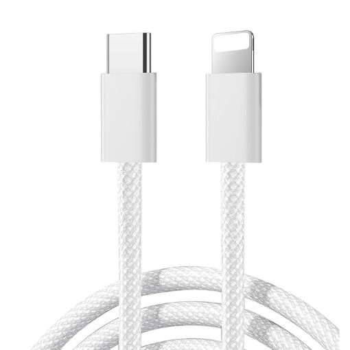 JOYROOM S-A45 30W USB-C to 8 Pin Fast Charge Data Cable 1m White - 1