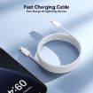 JOYROOM S-A45 30W USB-C to 8 Pin Fast Charge Data Cable 1m White - 7