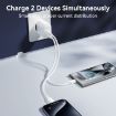 JOYROOM JR-TCF12 20W Dual USB-C Fast Charger EU Plug White - 3
