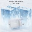 JOYROOM JR-TCF24 30W USB-C Fast Charger - UK Plug (White) - 3