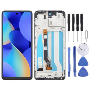 Tecno Spark 10 Pro KI7 LCD Screen Digitizer Assembly With Frame - 1