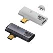 USB-C Male to Dual Type-C Female OTG Converter PD100W Charging Adapter - 3