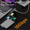 USB-C Male to Dual Type-C Female OTG Converter PD100W Charging Adapter - 6