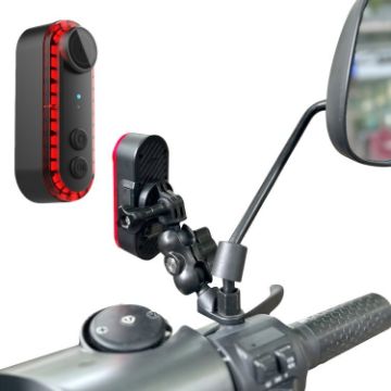 Waterproof Bike Warning Tail Light 1080P WiFi Camera Recorder - 1