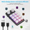 Customized RGB Wired Office Keyboard with 12 Shortcut Keys & Volume Control - 5