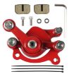 Motorcycle Disc Brake Caliper Pads for ATV Harley 49CC Trotting Red Left Kit - 1