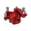 Motorcycle Disc Brake Caliper Pads for ATV Harley 49CC Trotting Red Left Kit - 4