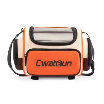 Cwatcun D121 Shoulder Crossbody Camera Bag - Small Orange Red - 1