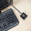 Desktop Computer Extension Cable Start Button, Black Case Colorful Light - 2