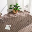Outdoor Balcony Plastic Wood Waterproof Floor, White - 8
