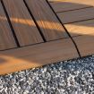 Outdoor Balcony Plastic Wood Waterproof Floor, Apricot Yellow - 6