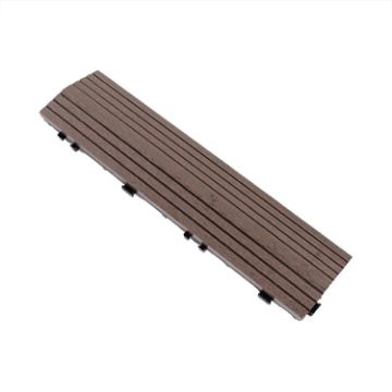 Outdoor Balcony Plastic Wood Waterproof Floor - Coffee - 1