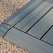 Outdoor Balcony Plastic Wood Waterproof Floor - Coffee - 5