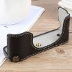 FUJIFILM X100VI Glossy PU Leather Camera Half Case Base - Black - 2