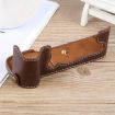 FUJIFILM X-T5 Glossy PU Leather Camera Half Case Base - Coffee - 2