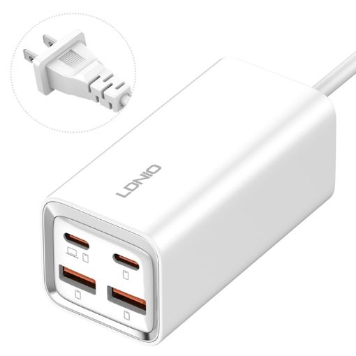 LDNIO A4610C PD65W Dual USB-C/Type-C + Dual USB Fast Charger - 1
