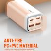 LDNIO A4610C PD65W Dual USB-C/Type-C + Dual USB Fast Charger - 9